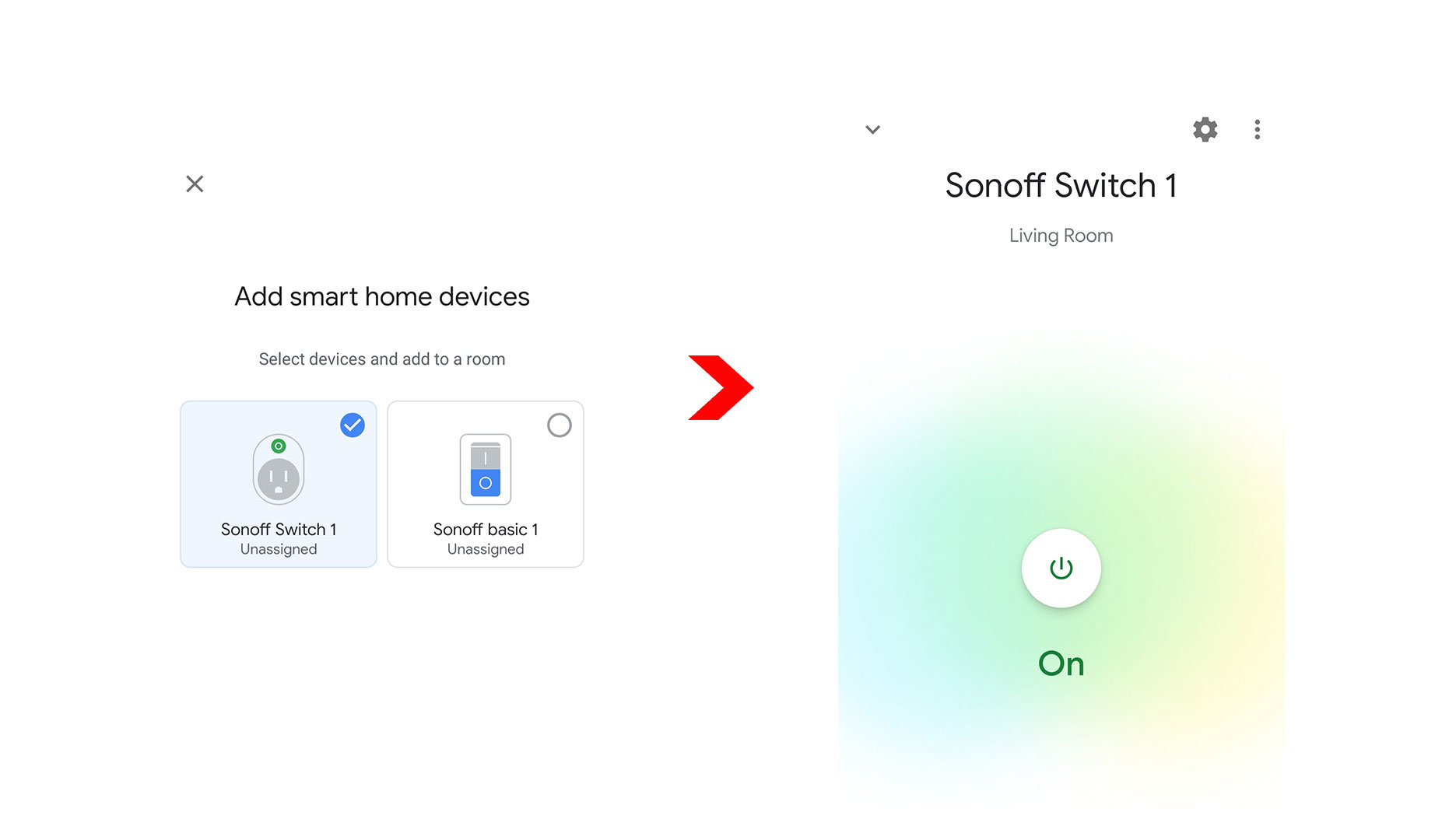 Now you can control the light through your Home app