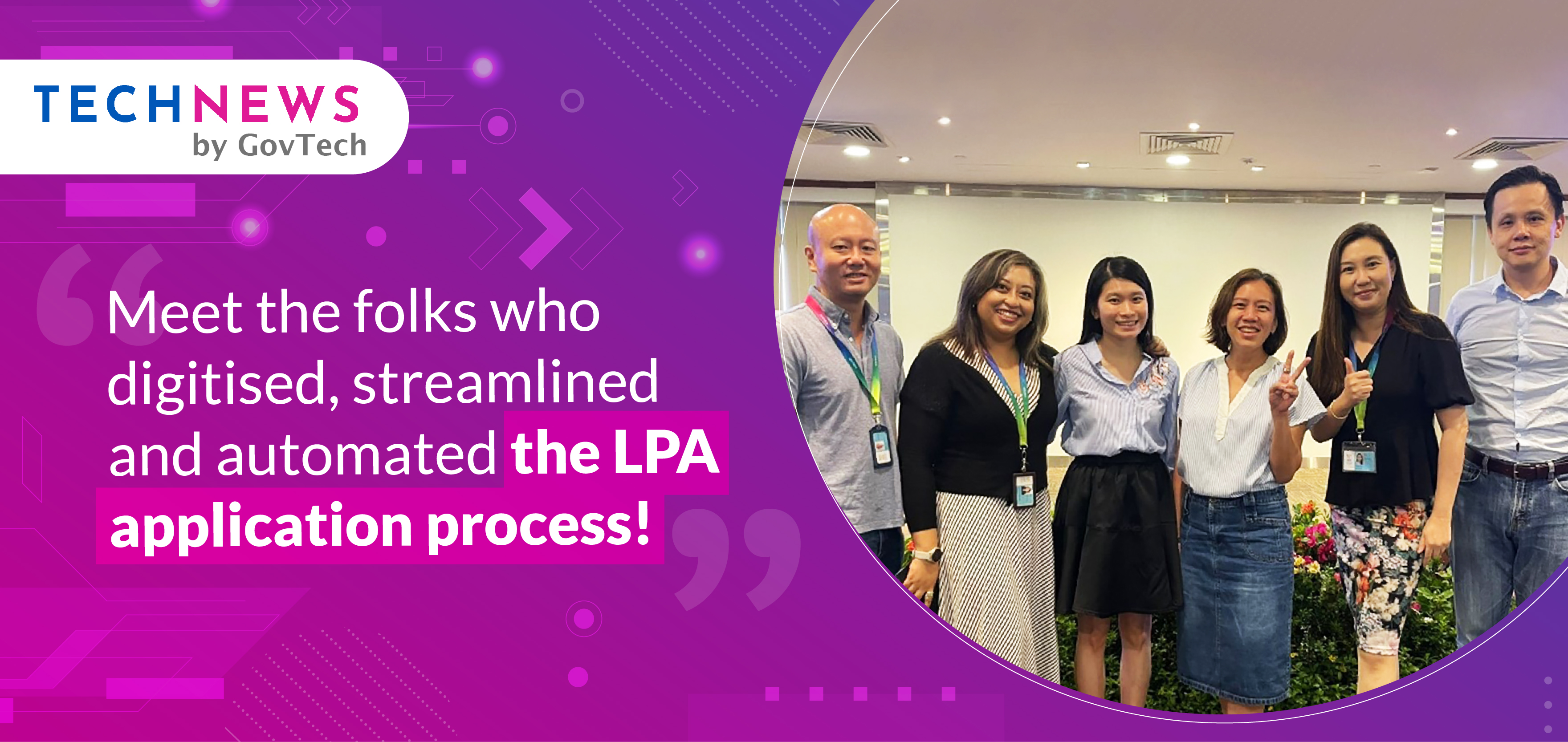The folks who streamlined the LPA application proceess